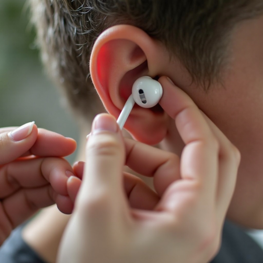 impossible de faire tenir les écouteurs dans l'oreille